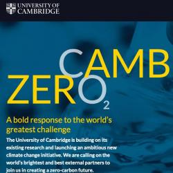 Cambridge Zero: A bold response to the world’s greatest challenge